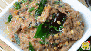 Brinjal Chutney without Tomatoes